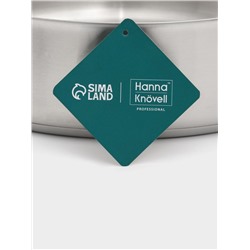 Сковорода-сотейник Hanna Knövell, 5.5 л, d=32 см, h=8.5 см, толщина стенки 0.6 мм, индукция, нержавеющая сталь