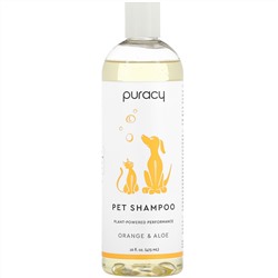 Puracy, Natural Pet Shampoo, Orange & Aloe, 16 fl oz (473 ml)