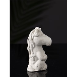 Фигурка для росписи «Лошадка с косой», гипс, 9×5×5 см