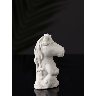Фигурка для росписи «Лошадка с косой», гипс, 9×5×5 см