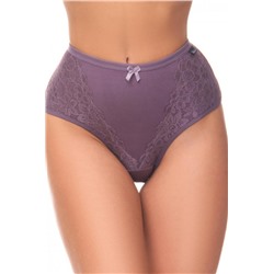 Трусы утягивающие с кружевом HoneyFormat 8005 (Слива)
