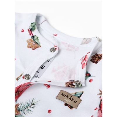 Комбинезон детский детский MINAKU Winter, рост 56-62 см, белый