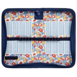 Пенал 2-х ств. 190х115 мм "Лига чемпионов" с табл.умножения (088893) 43037 Хатбер