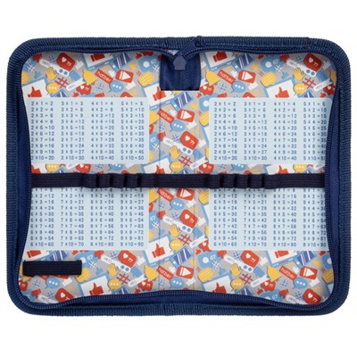 Пенал 2-х ств. 190х115 мм "Лига чемпионов" с табл.умножения (088893) 43037 Хатбер