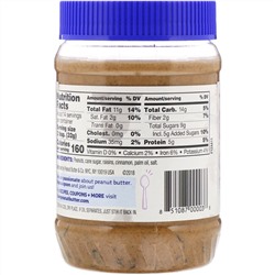 Peanut Butter & Co., Арахисовое масло, смешанное с корицей и изюмом, 454 г (16 унций)