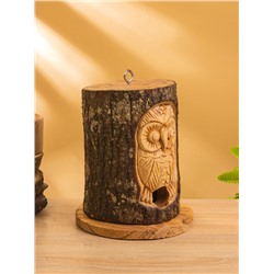 Скворечник «Сова», 14×14×22 см, дерево джампинис