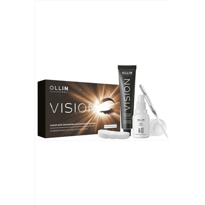 Ollin Крем-краска для бровей и ресниц / Vision, коричневый, 20 мл KRISTALLER, 1106741