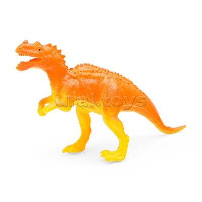 Игрушка пластизоль "Динозавры" 4 шт пакет, хеддер Рассказы о животных