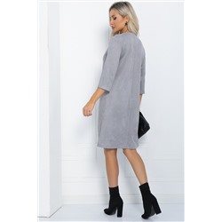 Платье Элегантная простота (серое) П12242-6