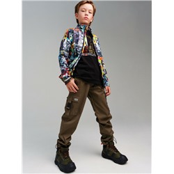 Брюки текстильные утепленные флисом для мальчиков