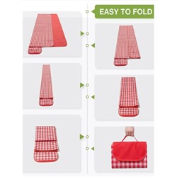 Непромокаемый складной коврик для пикника 150х200см