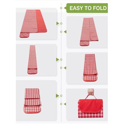 Непромокаемый складной коврик для пикника 150х200см