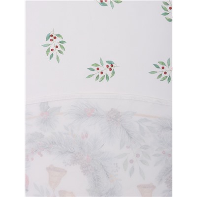 Скатерть новогодняя «Этель» Christmas bells, d=150 см ±3 см с ГМВО, 100% хлопок, саржа 190 г/м²