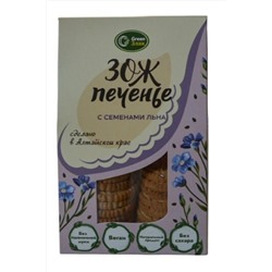 Печенье овсяное ЗОЖ с семенами льна 150г ЭКОПРОДУКТЫ, 1184438