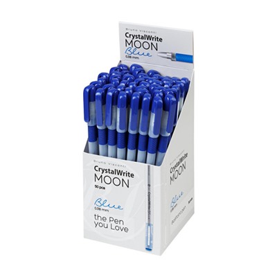 Ручка шариковая 0.38 мм "CrystalWrite.Moon" синяя 20-0404/11 Bruno Visconti