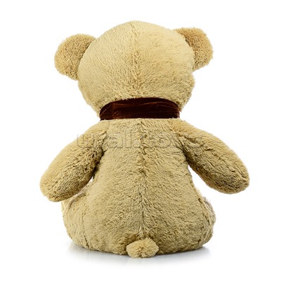 Медведь Тони с шарфом В150 кофейный