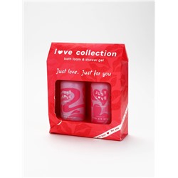 УЦЕНКА Набор Love collection, гель для душа, 300 мл и пена для ванны,300 мл