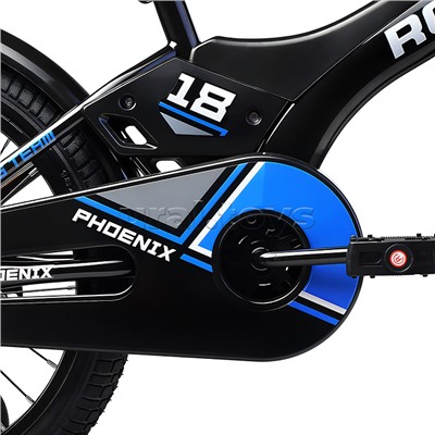 Велосипед 18" Rocket Phoenix, цвет черно/синий