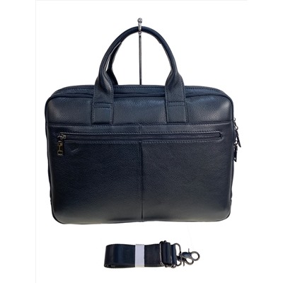 Сумка-портфель мужская из натуральной кожи, цвет чёрный