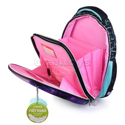 Рюкзак "Choice Lite. Paris Girl" школьный жесткий 38x29x17 см (17 л) вес 800 г, 1 отделение на молнии с разделителями для учебников, 1 отделение с органайзером, 2 боковых кармана сеткой на резинке