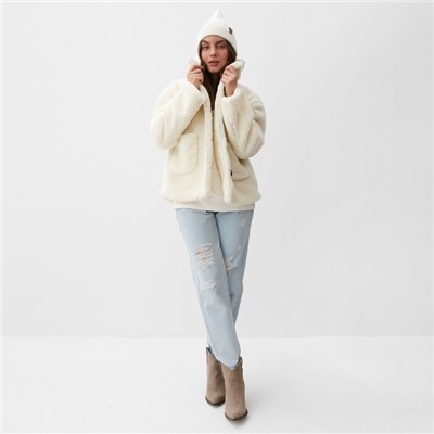 Куртка женская демисезонная MIST, размер 52-54, молочная