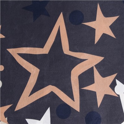 Постельное бельё евро Newday «Звездопад», полисатин