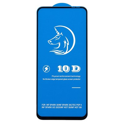 Защитное стекло Full Screen Activ Clean Line 3D для "Tecno Pop 9 5G/Spark 30C 5G" (black)