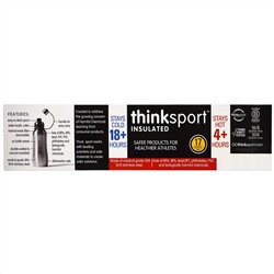 Think, Thinksport, изолированная бутылка для спорта, мятный зеленый, 17 унций (500 мл)