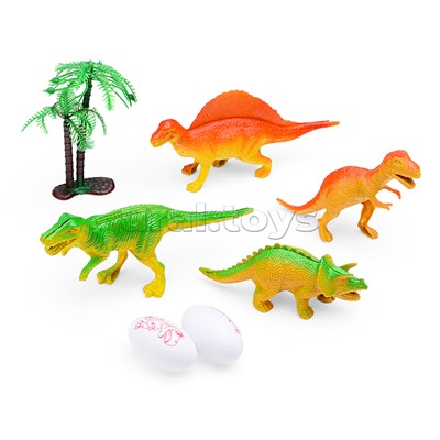 Набор из 4-х динозавров в пакете
