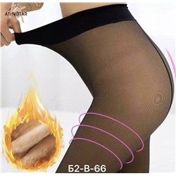 Колготки с эффектом  капроновых колготок (вторая кожа) теплые ( с мехом)