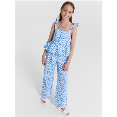 КОМПЛЕКТ ДЛЯ ДЕВОЧЕК (БЛУЗА, БРЮКИ) 397752