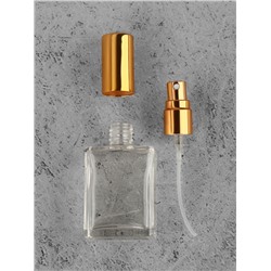 Флакон для парфюма, с распылителем, 15 мл, золотистый