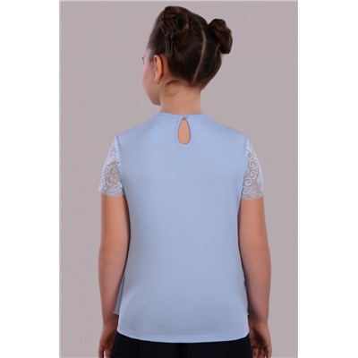 Блузка для девочки Анжелика Арт. 13177 (Светло-голубой)
