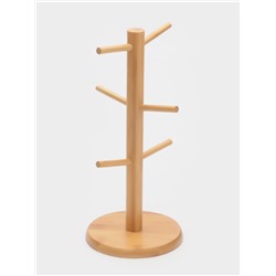 Держатель для кружек BellaTenero Bamboo, 14.5×32 см, бамбук