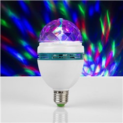 Лампа «Диско-шар», 8 см, Е27, свечение RGB