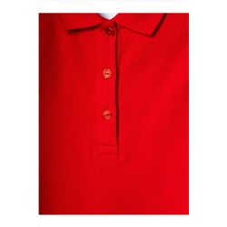 Джемпер трикотажный с воротником поло для девочек PLAYTODAY, 1241969