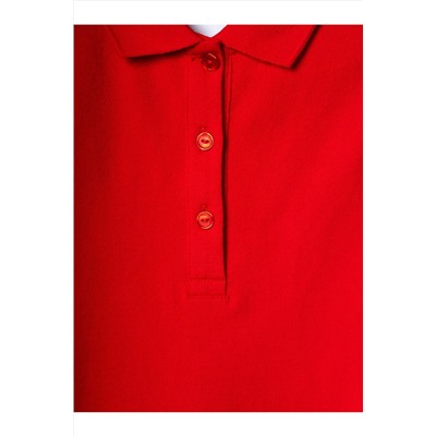 Джемпер трикотажный с воротником поло для девочек PLAYTODAY, 1241969