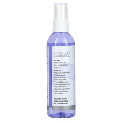 Cococare, Lavender, Hydrating Facial Mist, 4 fl oz (118 ml)