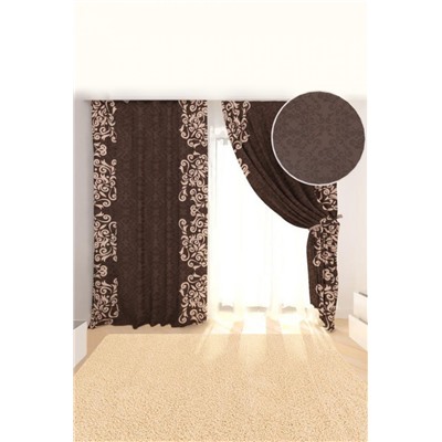 Фотошторы 10620 (Коричневый)