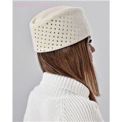 Бархат стразы россыпь Пилотка флис (56-58)