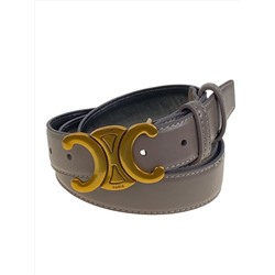 Ремень женский из искусственной кожи , цвет серый