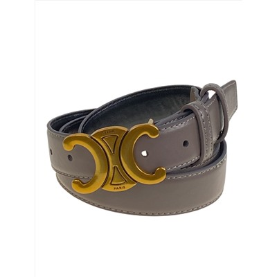 Ремень женский из искусственной кожи , цвет серый