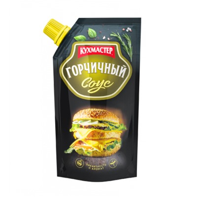 Соус КУХМАСТЕР "Горчичный", 260 г (дой-пак), Соус «Горчичный»