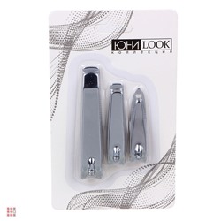 Набор из 3-х книпсеров, металл, 7,7см / 5,7см / 5,2см