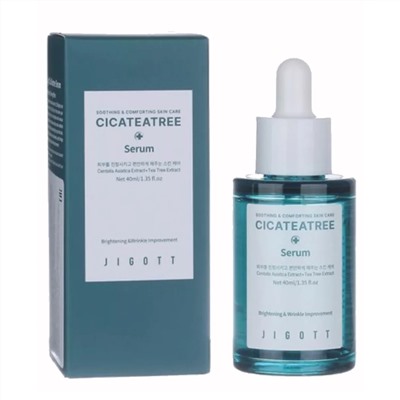 Jigott Сыворотка для лица с экстрактами центеллы азиатской и чайного дерева / Cicateatree Serum, 40 мл 25832