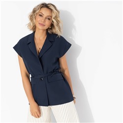 Жилет на подкладе, Слишком модно (deep blue)