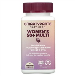 SmartyPants, Women's 50+ Multi, 30 Vegetarian Capsules