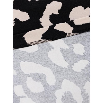 Юбка женская Ю-19 (Черный леопард)