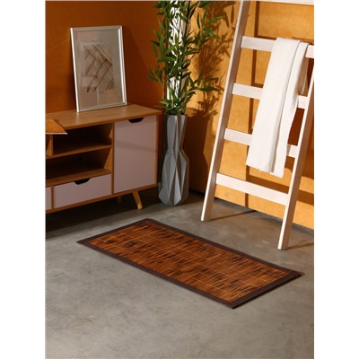 Коврик плетёный из кокосовых листьев, 100×50×0.8 см