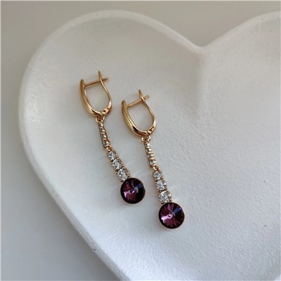 Серьги с кристаллами Swarovski